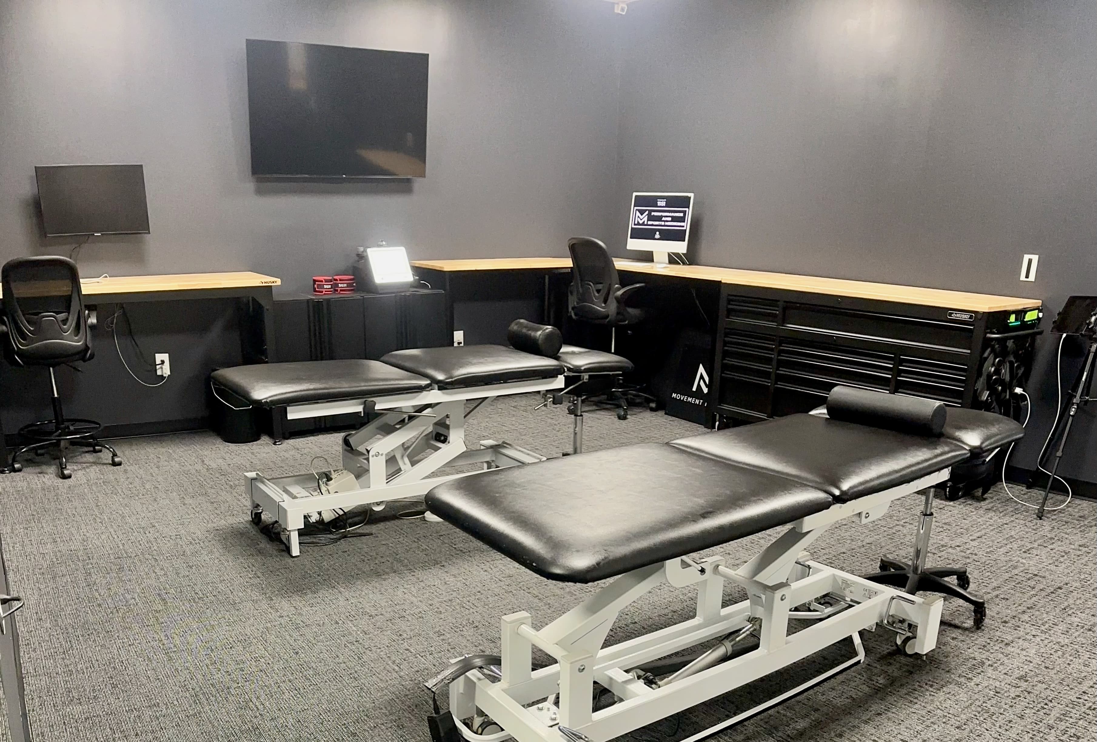 Movement Medicine athlete training and treatment space